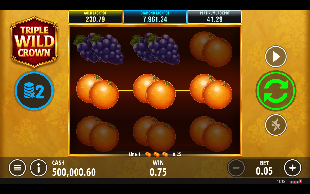 Triple Wild Crown gameplay