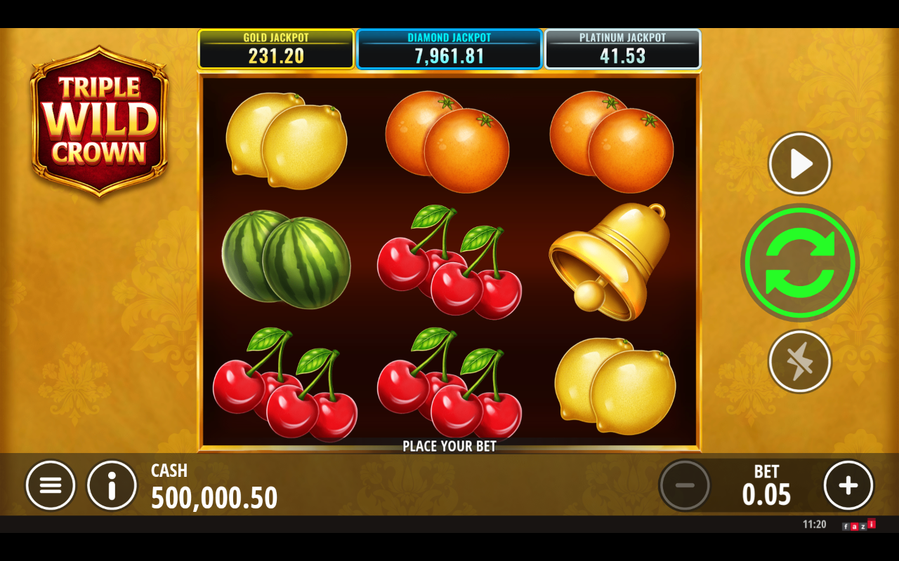 Triple Wild Crown gameplay