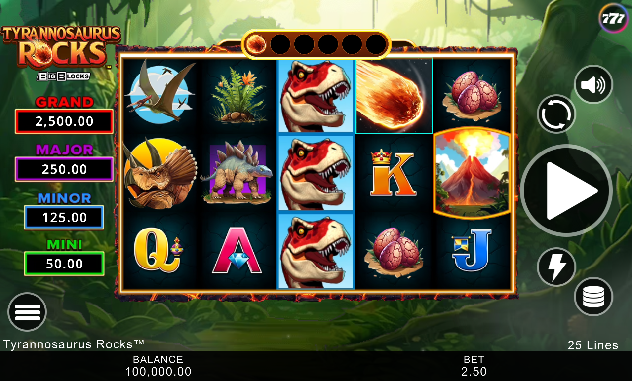 Tyrannosaurus Rocks base game