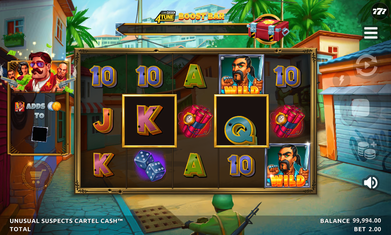 Unusual Suspects Cartel Cash Link&Win 4Tune gameplay