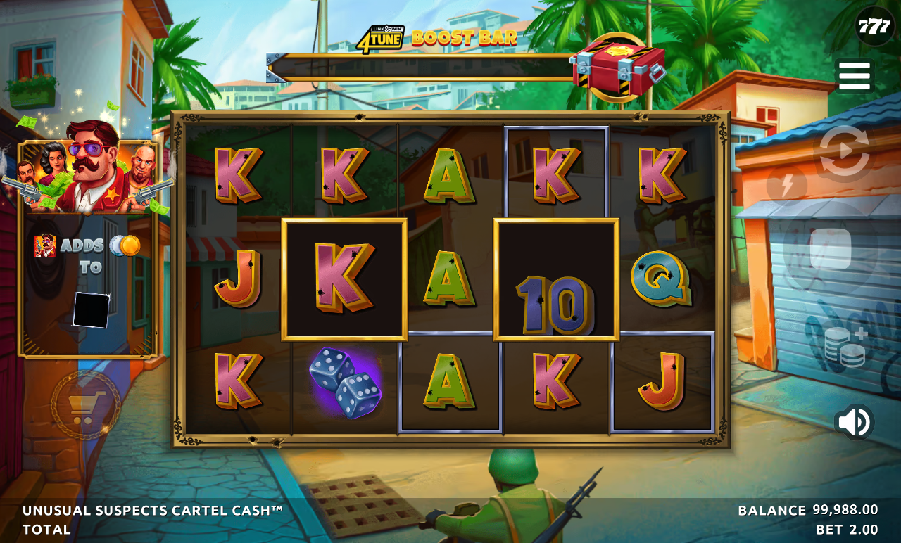 Unusual Suspects Cartel Cash gameplay