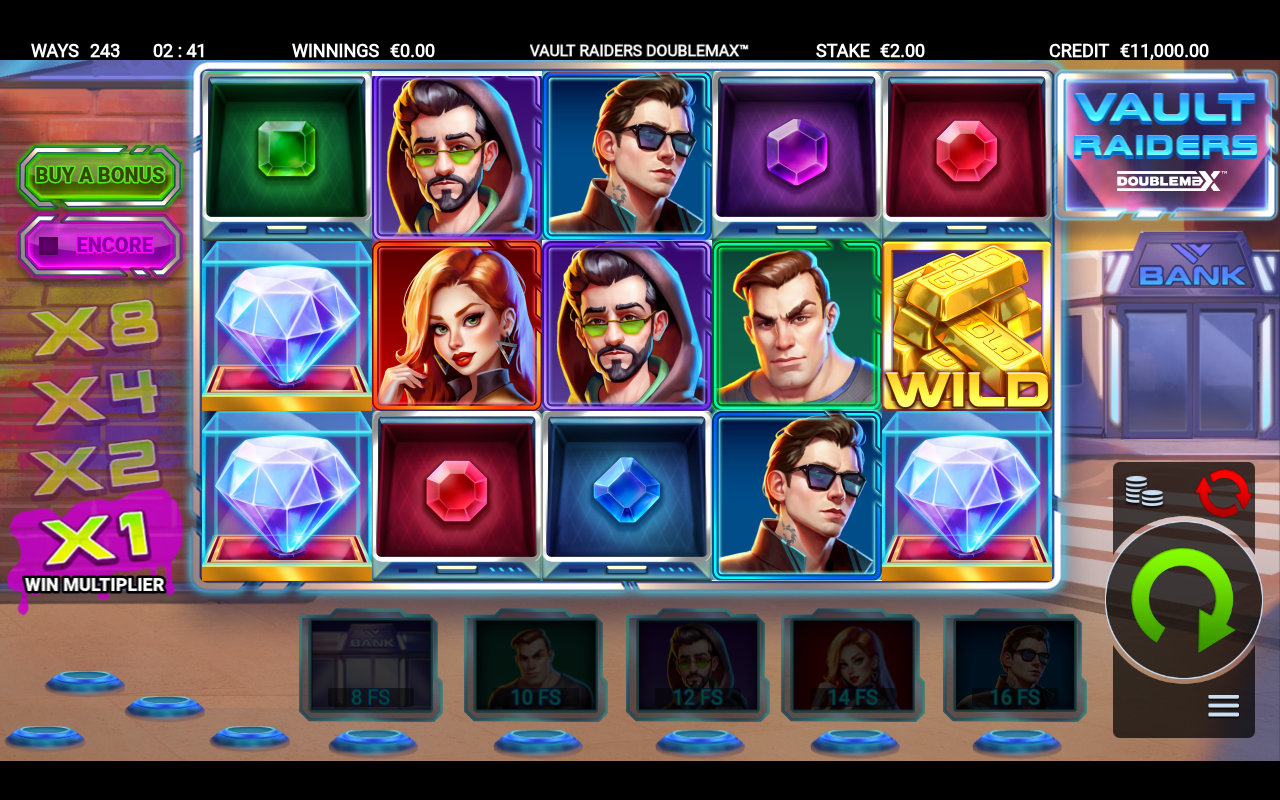 Vault Raiders DoubleMax base game