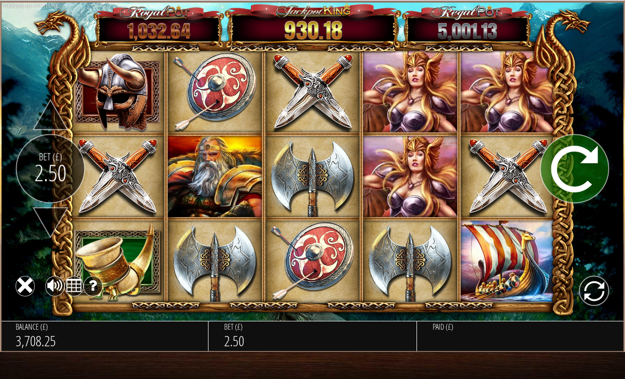 Vikings Of Fortune base game