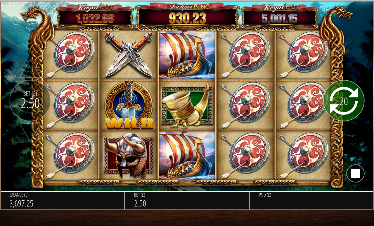 Vikings Of Fortune gameplay