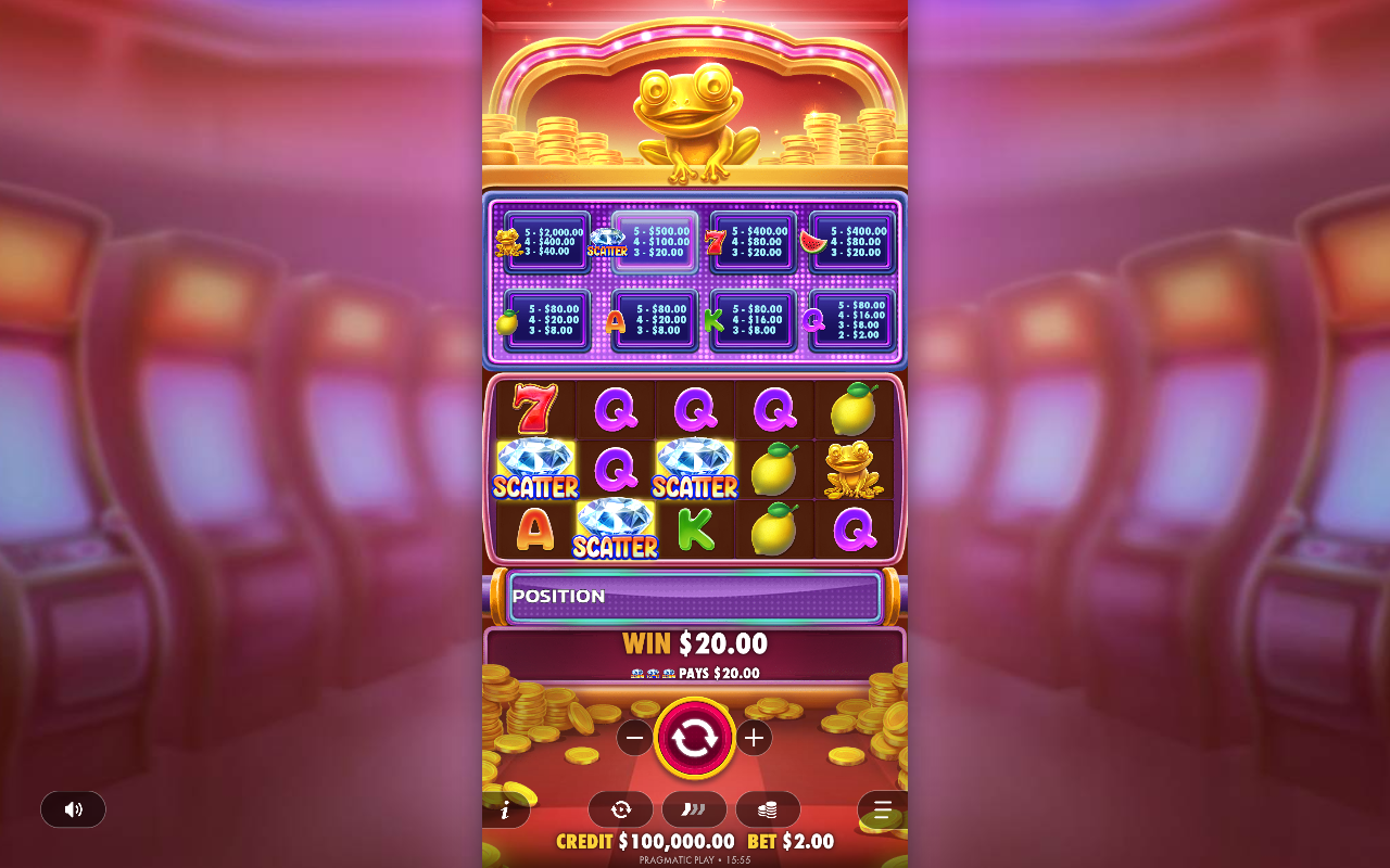 Wealthy Frog gameplay