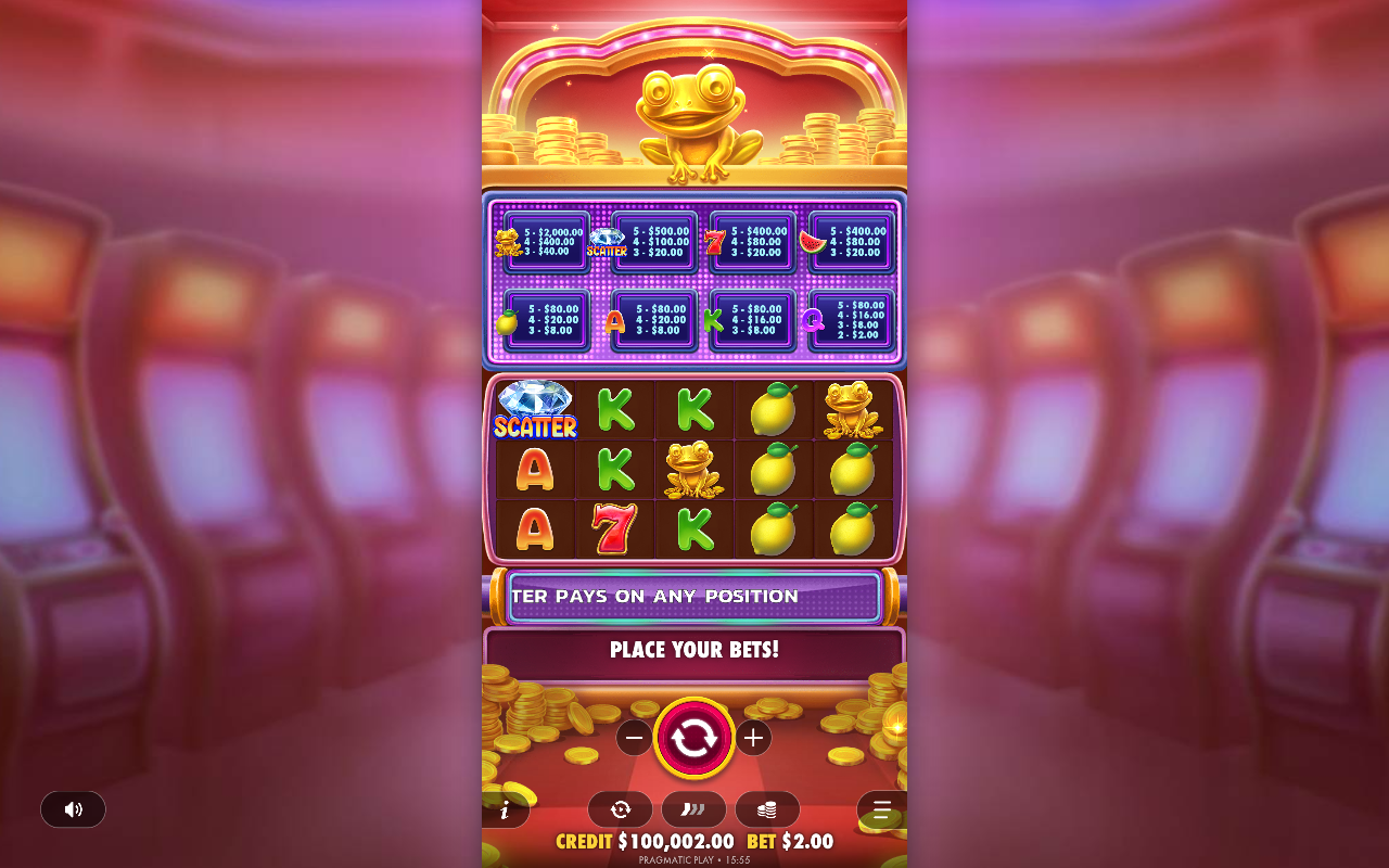 Wealthy Frog gameplay