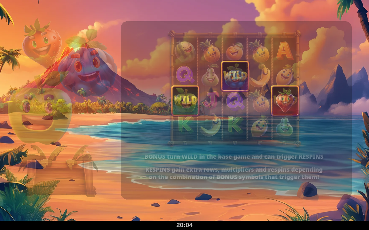 What The Fruit! information screen