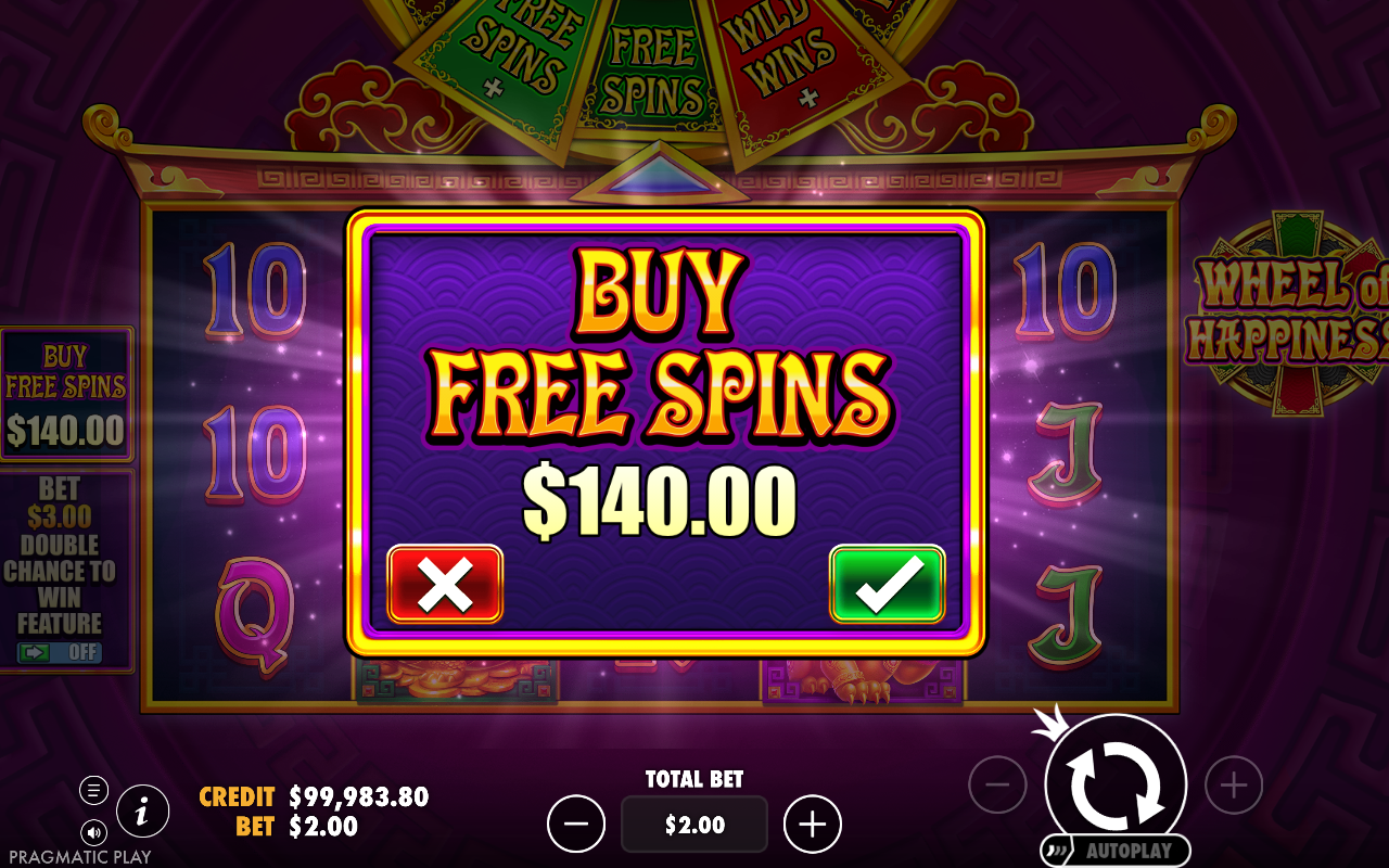 Wheel of Happiness bonus buy