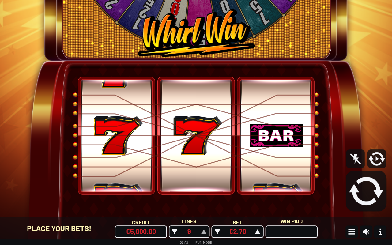 Whirl Win base game