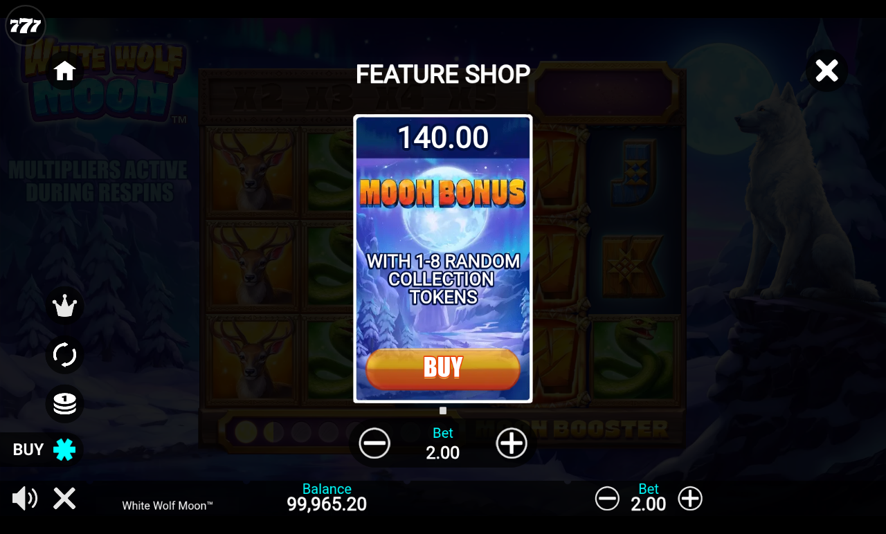 White Wolf Moon bonus buy