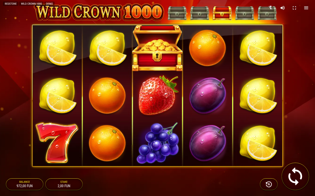 Wild Crown 1000 gameplay