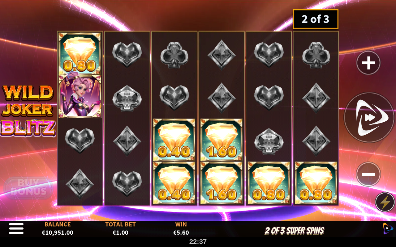 Wild Joker Blitz base game