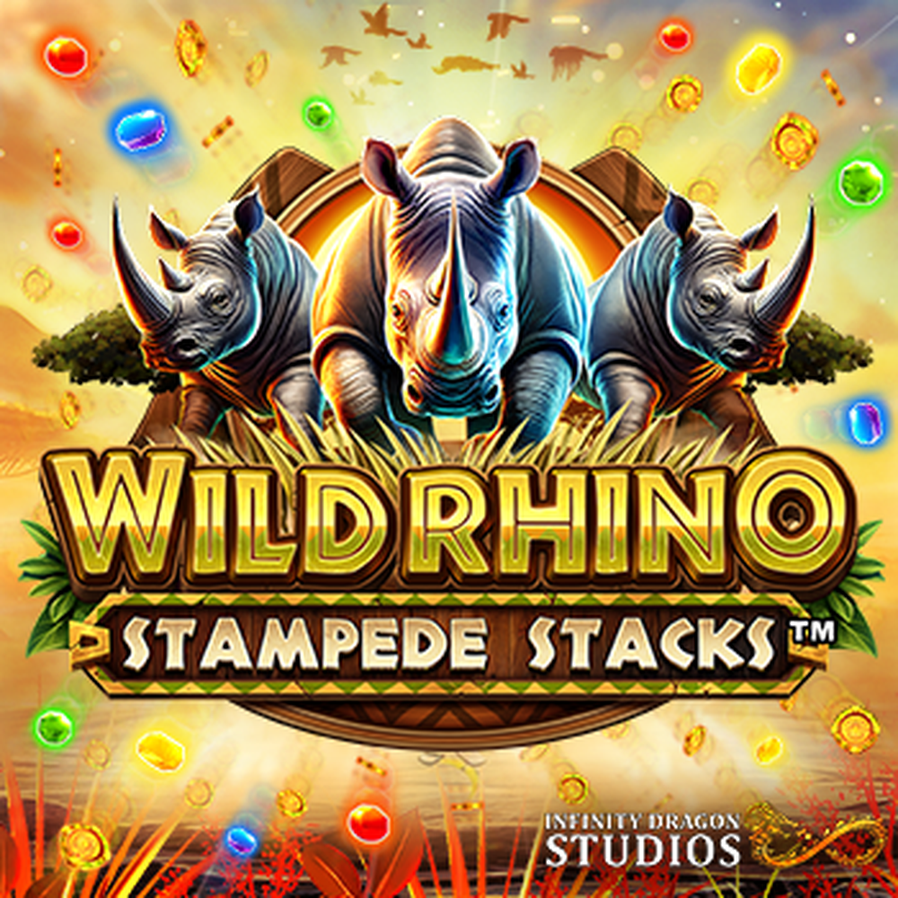 Wild Rhino Stampede Stacks slot by Infinity Dragon Studios