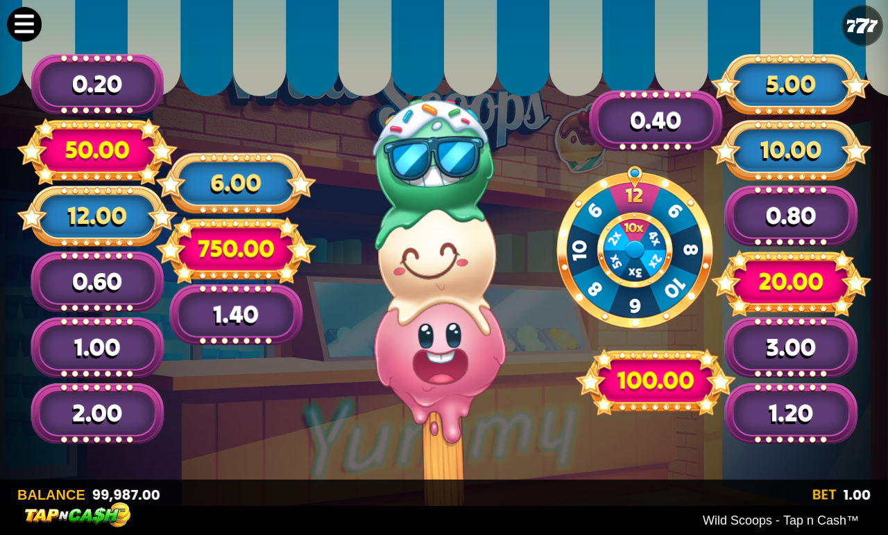 Wild Scoops - Tap n Cash gameplay