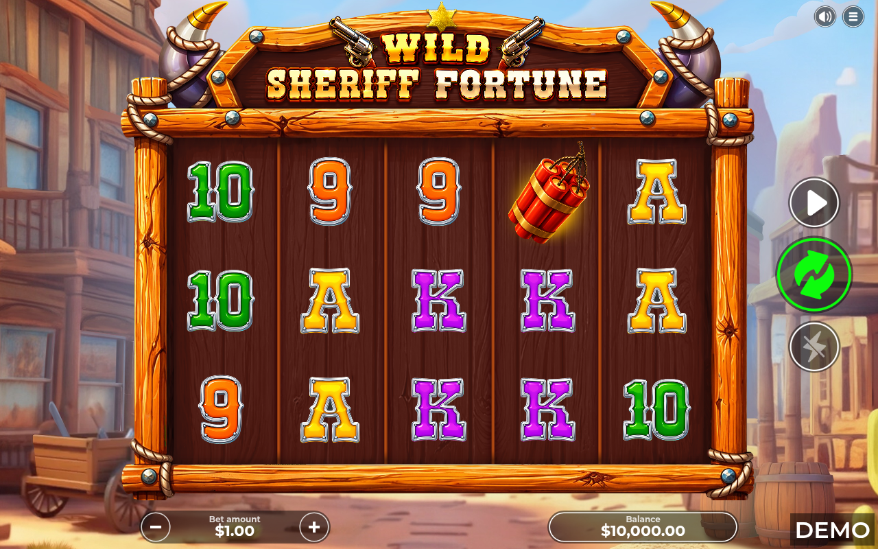 Wild Sheriff Fortune base game