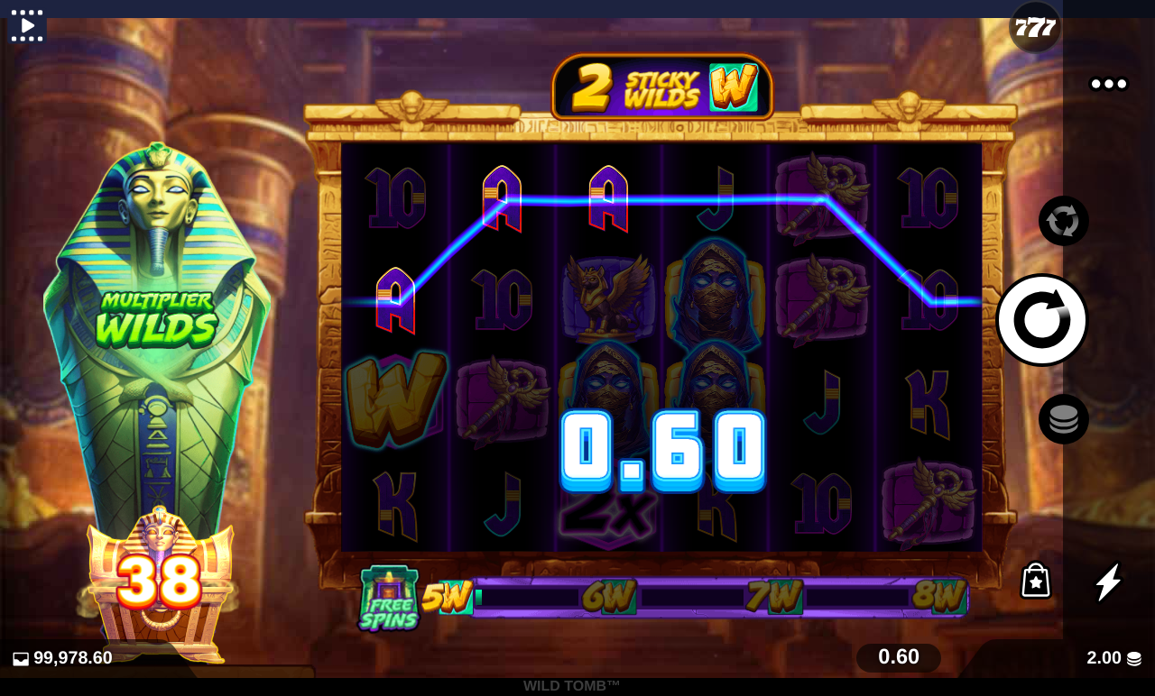 Wild Tomb gameplay