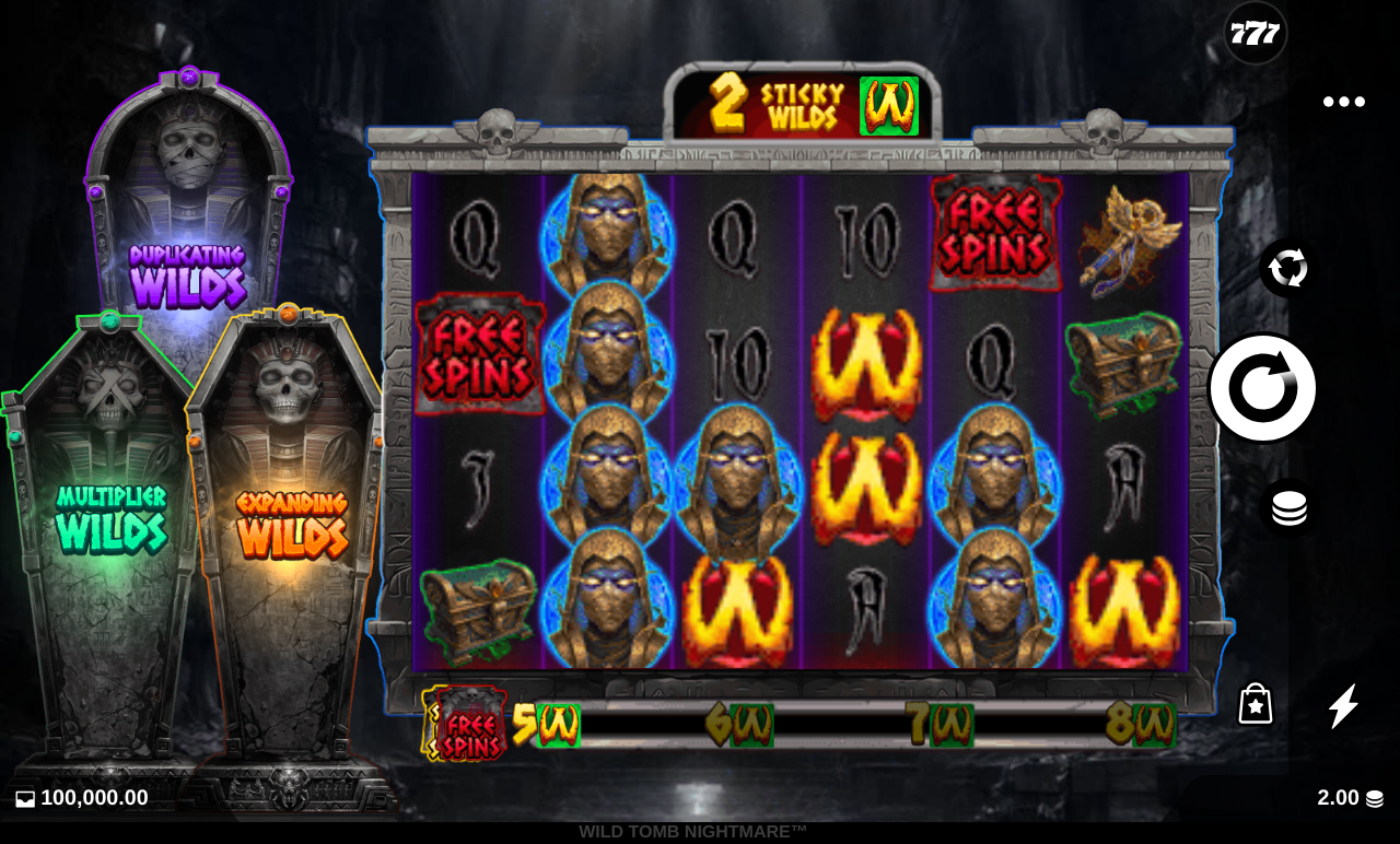 Wild Tomb Nightmare base game