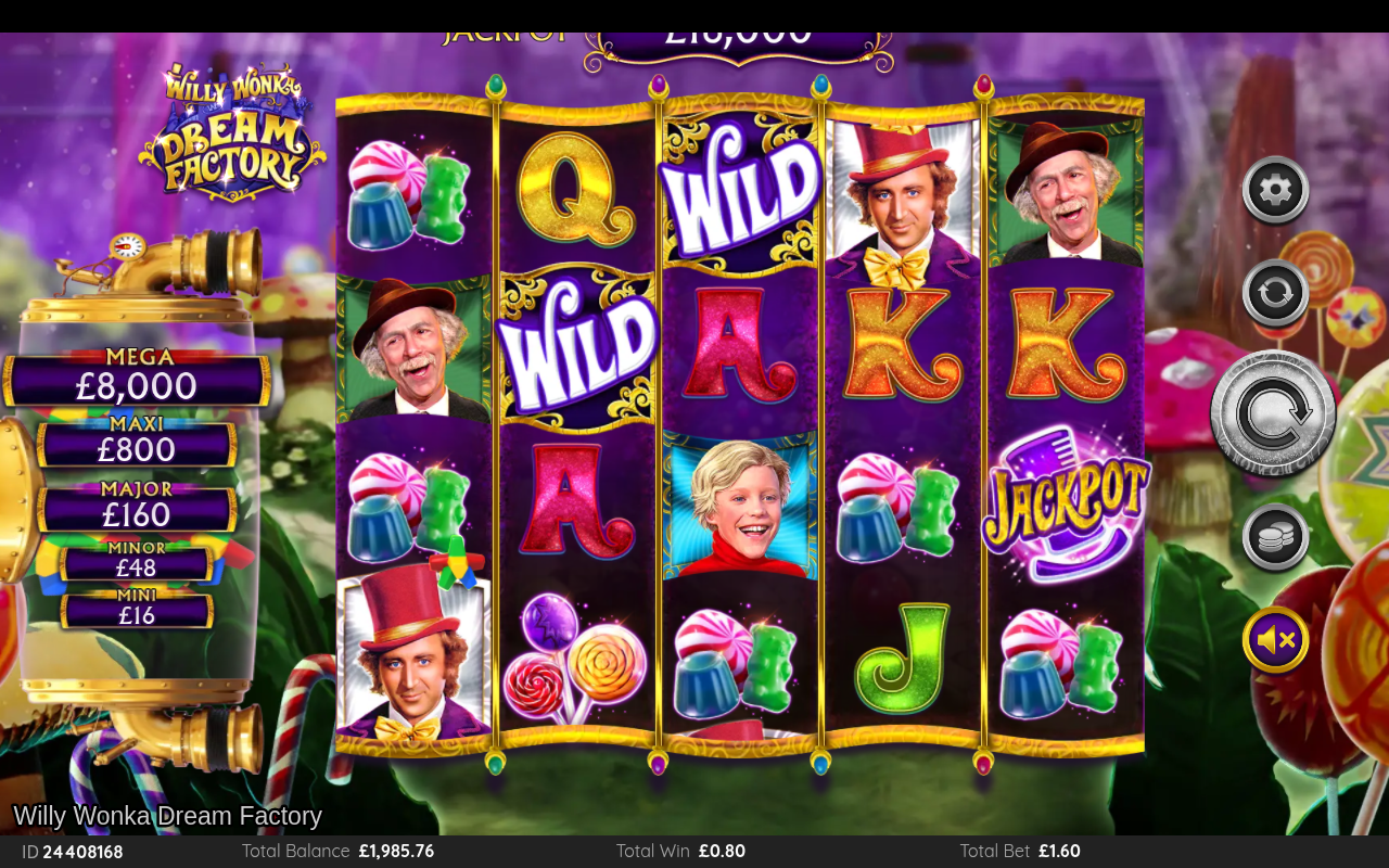 Willy Wonka Dream Factory gameplay
