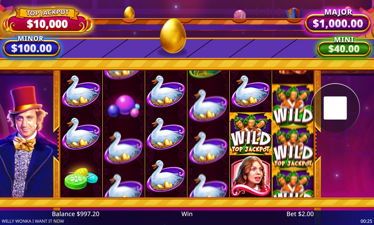 Willy Wonka I Want It Now base game