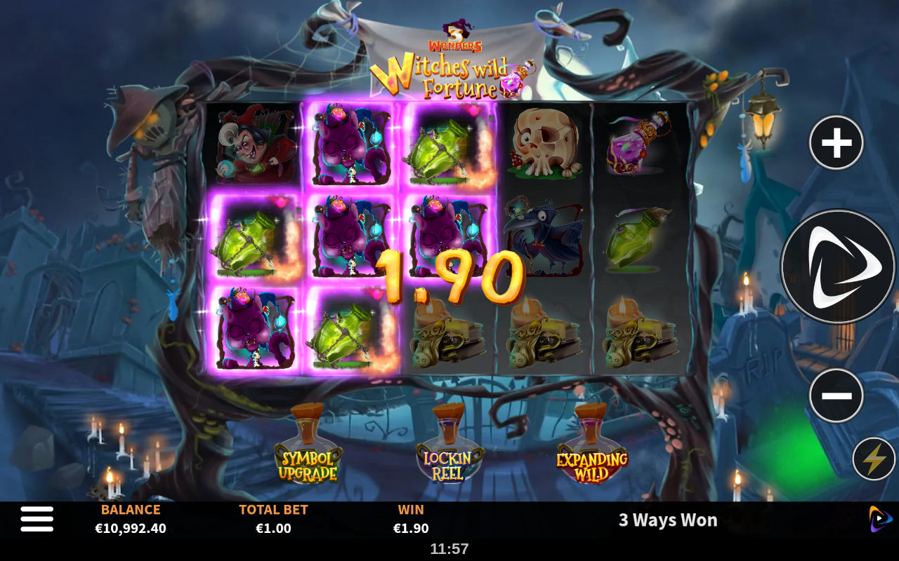 Witches Wild Fortune gameplay