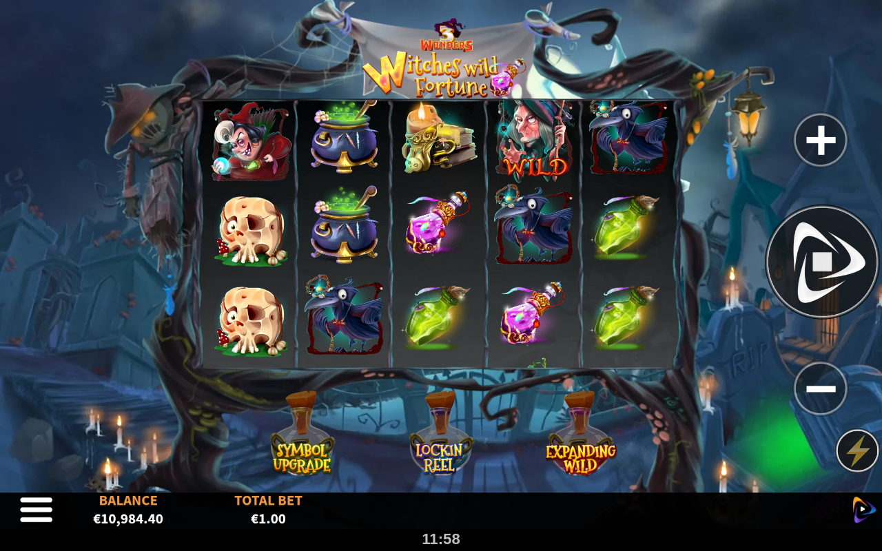 Witches Wild Fortune gameplay