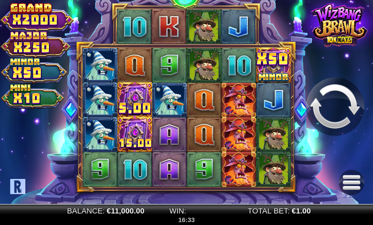 WizBang Brawl 10K Ways base game