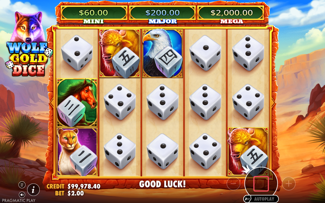 Wolf Gold Dice gameplay