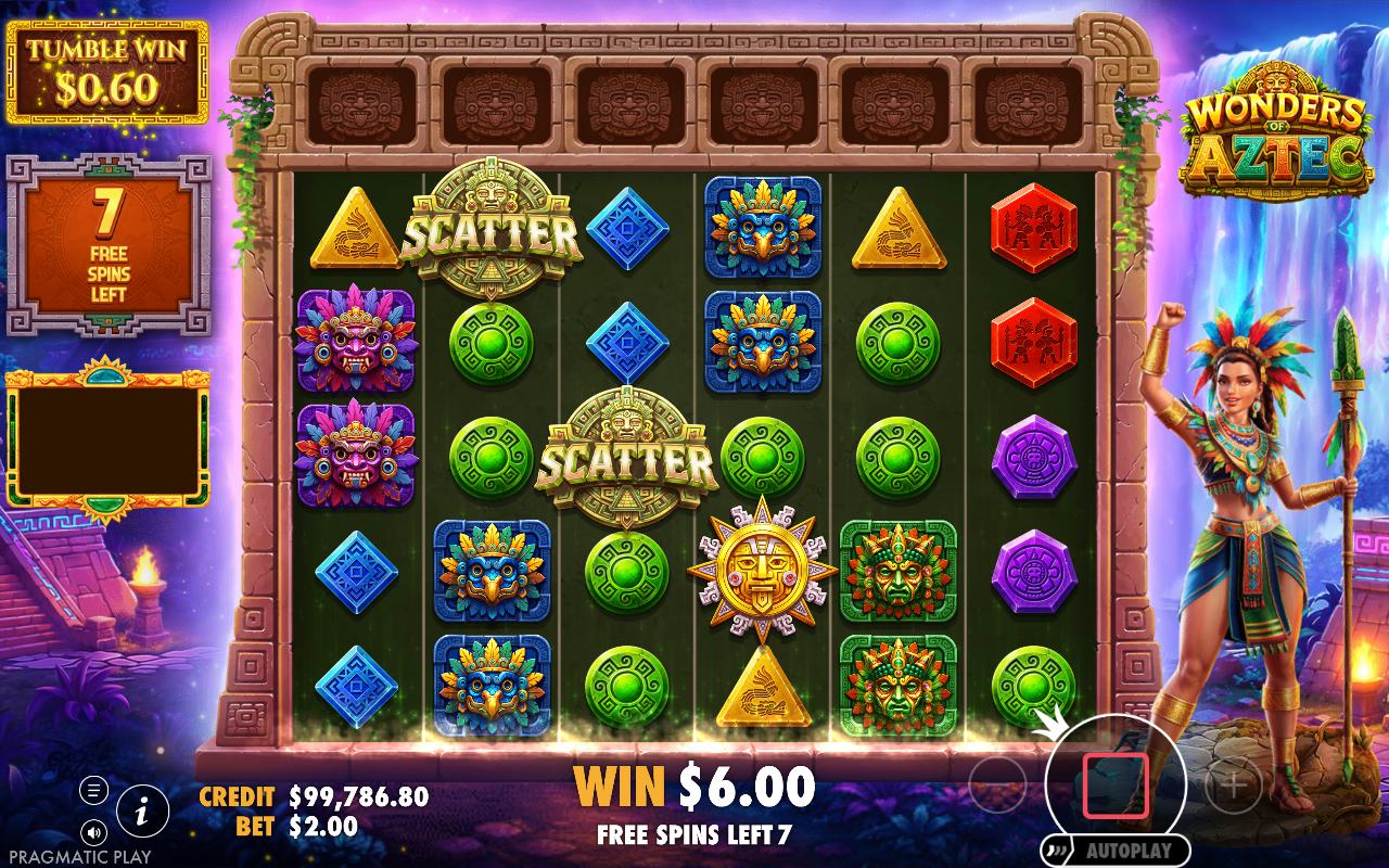 Wonders of Aztec bonus round