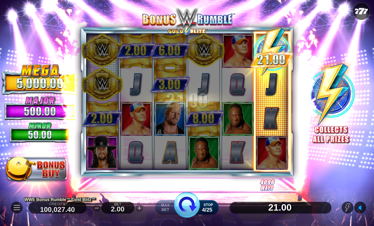 WWE Bonus Rumble: Gold Blitz gameplay