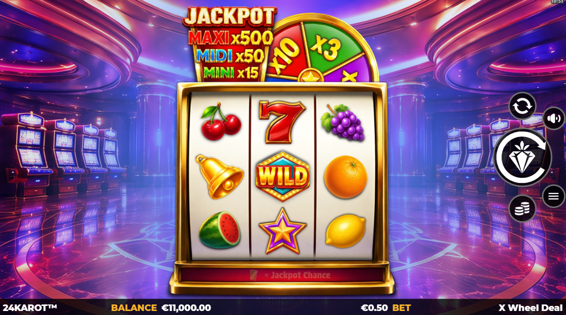 X Wheel Deal base game play