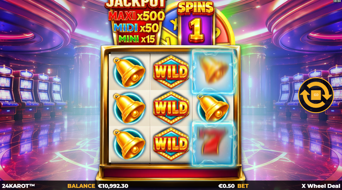 X Wheel Deal Respins feature