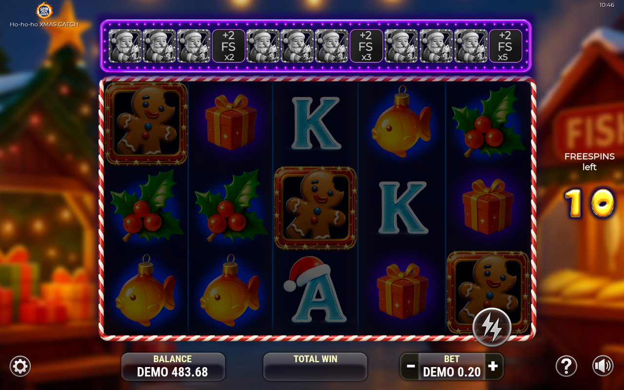 Xo Ho Ho Xmas Catch bonus round