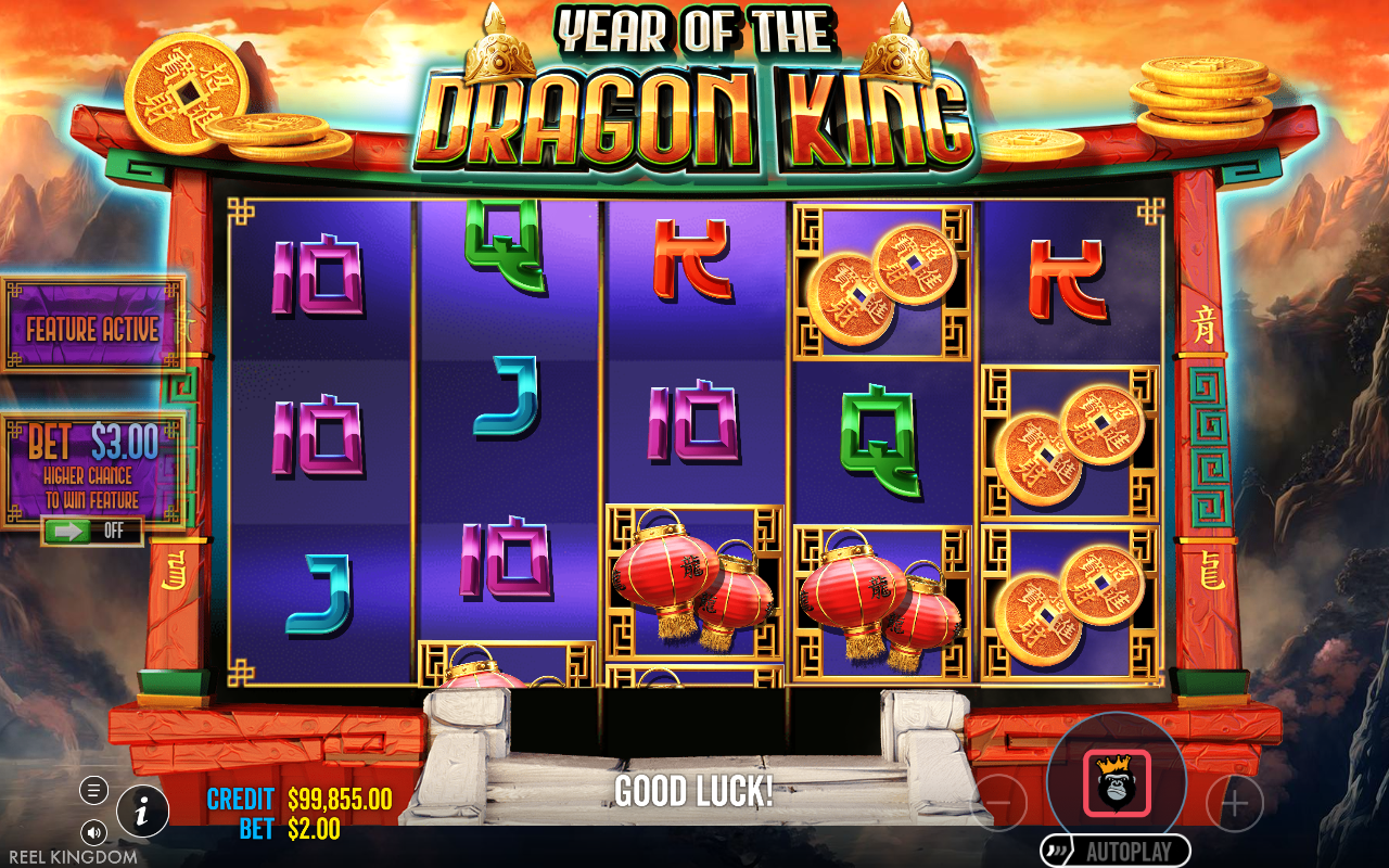 Year of the Dragon King bonus round