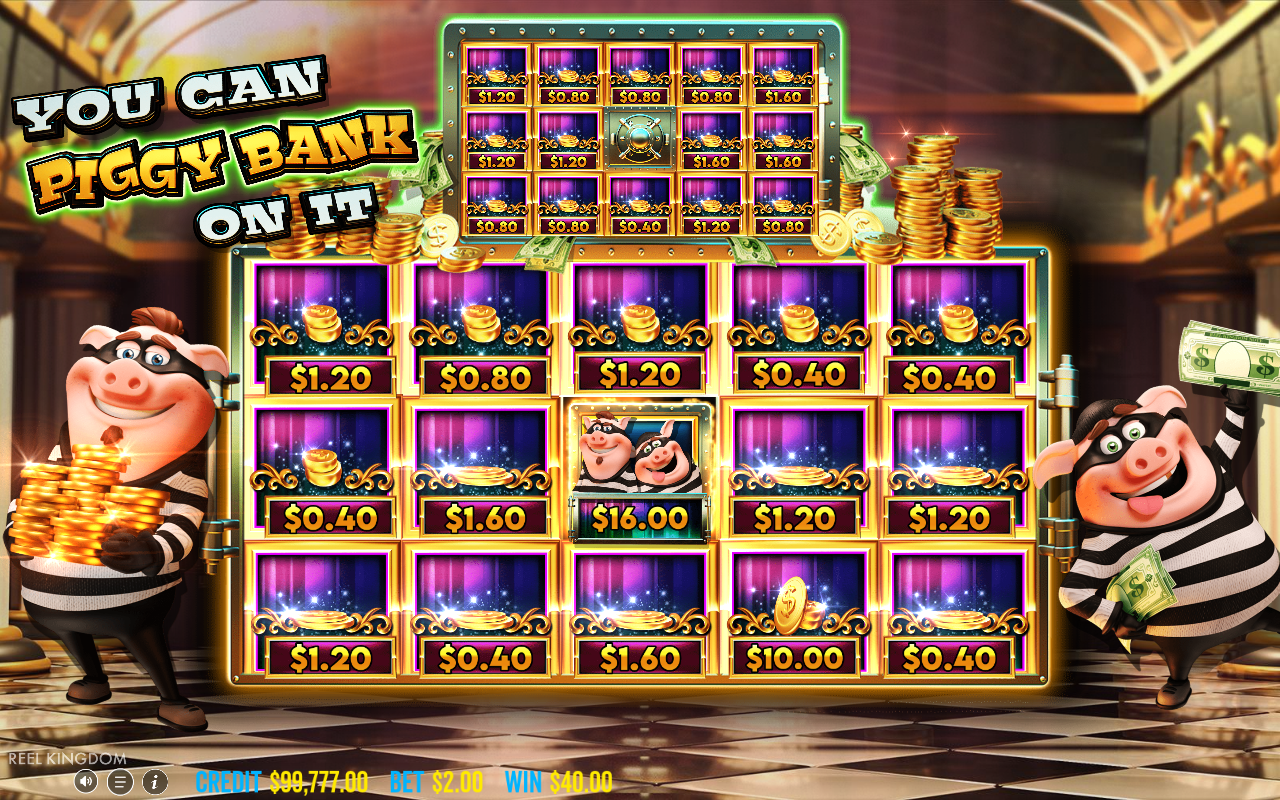 You Can Piggy Bank On It bonus round