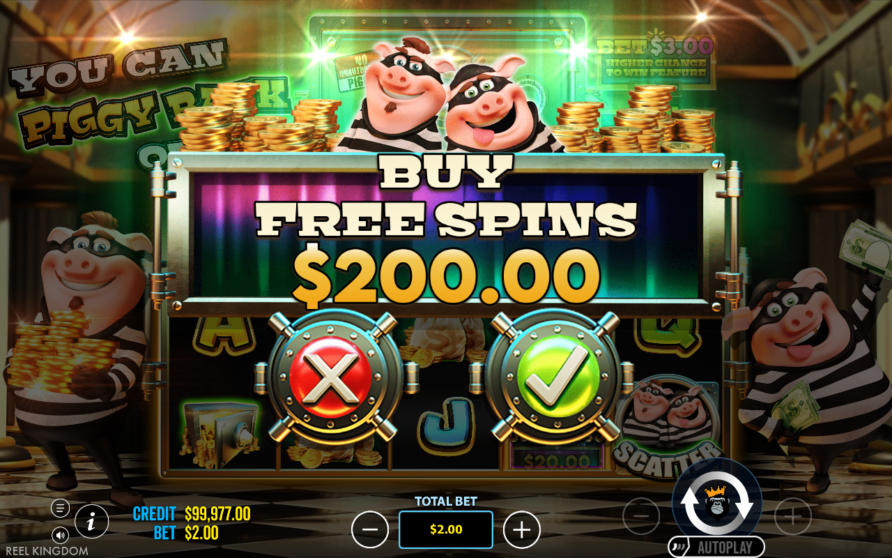 You Can Piggy Bank On It bonus buy
