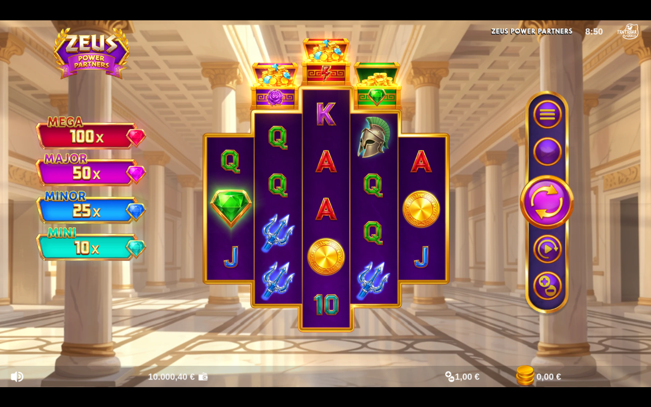 Zeus Power Partners gameplay