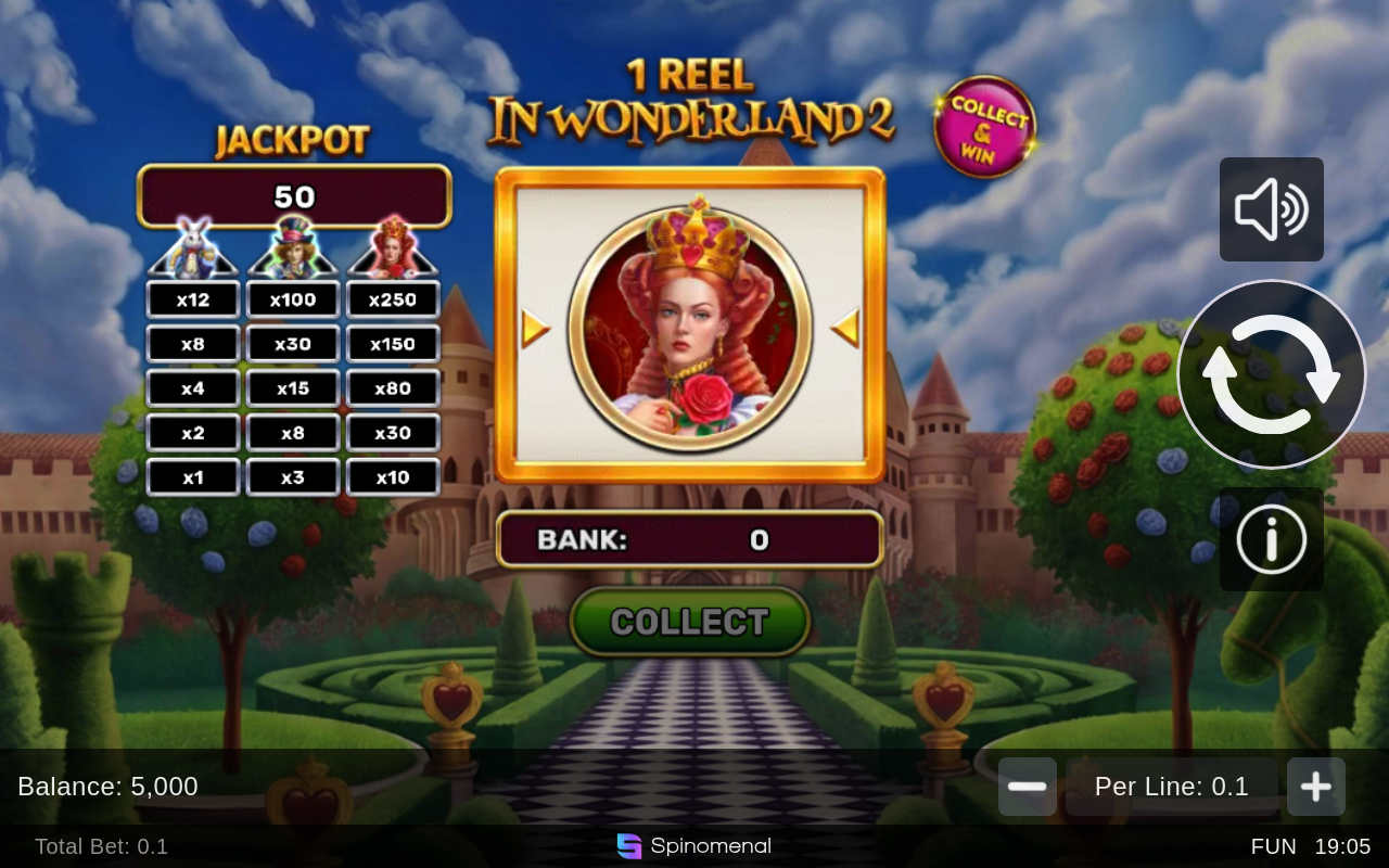1 Reel - In Wonderland 2 base game