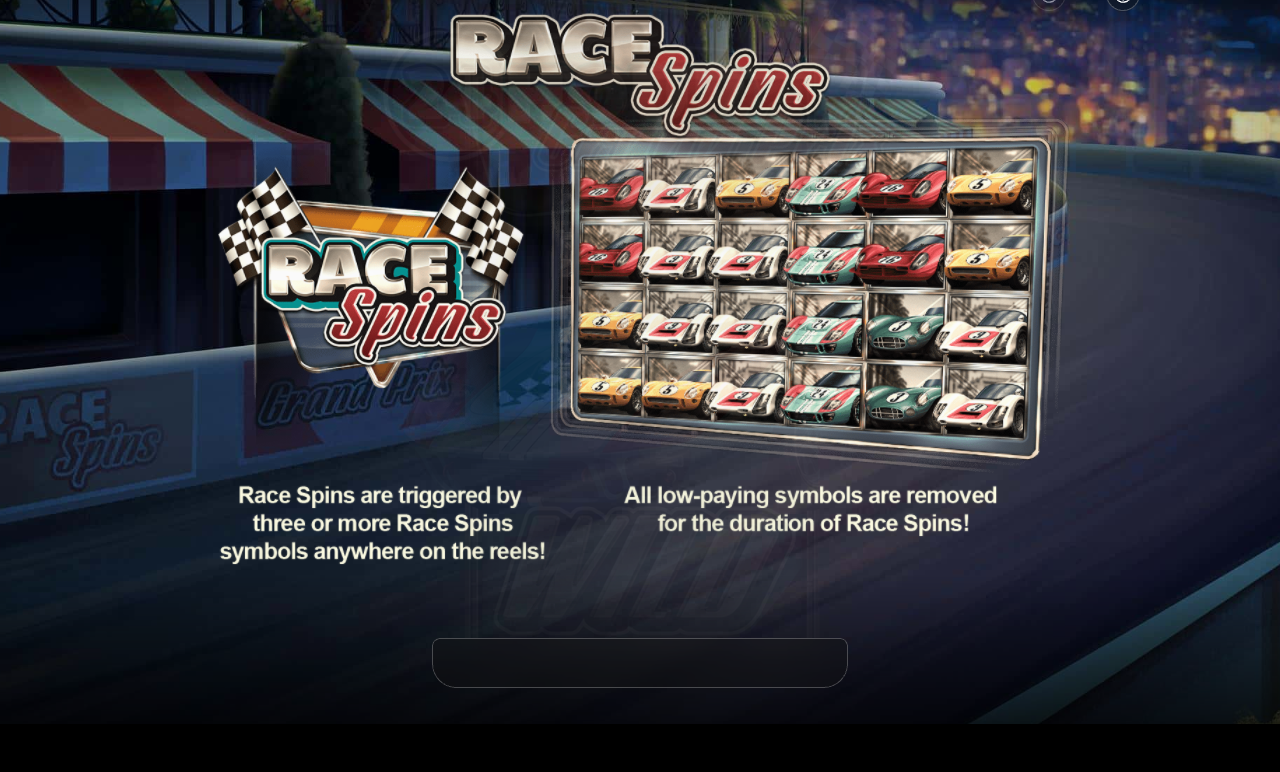 24 Hour Grand Prix information screen
