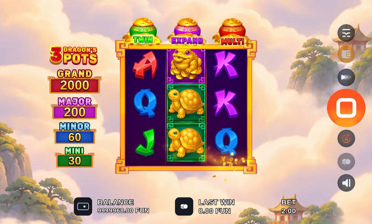 3 Dragon's Pots gameplay
