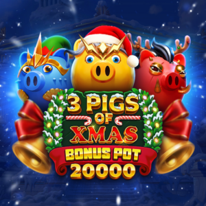 Play 3 Pigs of Xmas Bonus Pot 20,000 Slot Game