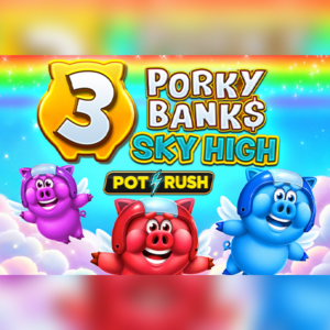 3 Porky Banks Sky High slot by Iron Dog Studio