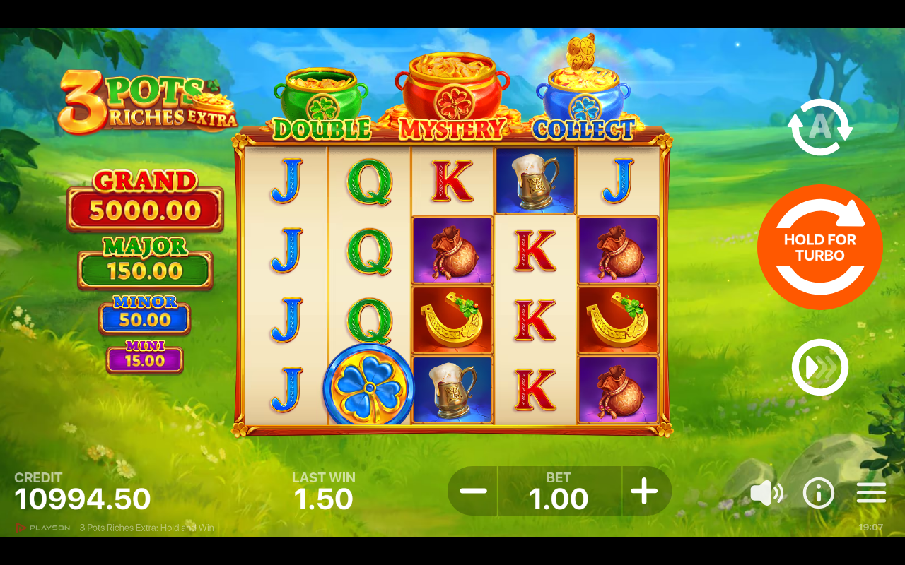 3 Pots Riches Extra: Hold & Win gameplay
