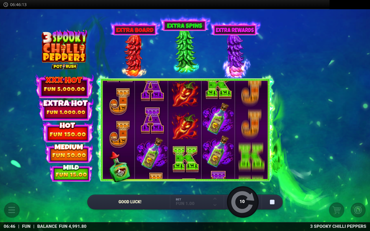 3 Spooky Chilli Peppers gameplay