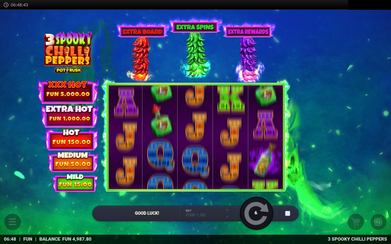 3 Spooky Chilli Peppers gameplay