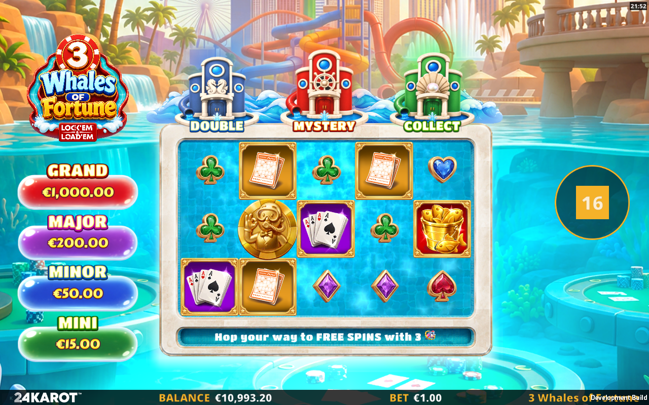 3 Whales of Fortune Lock 'em & Load 'em gameplay