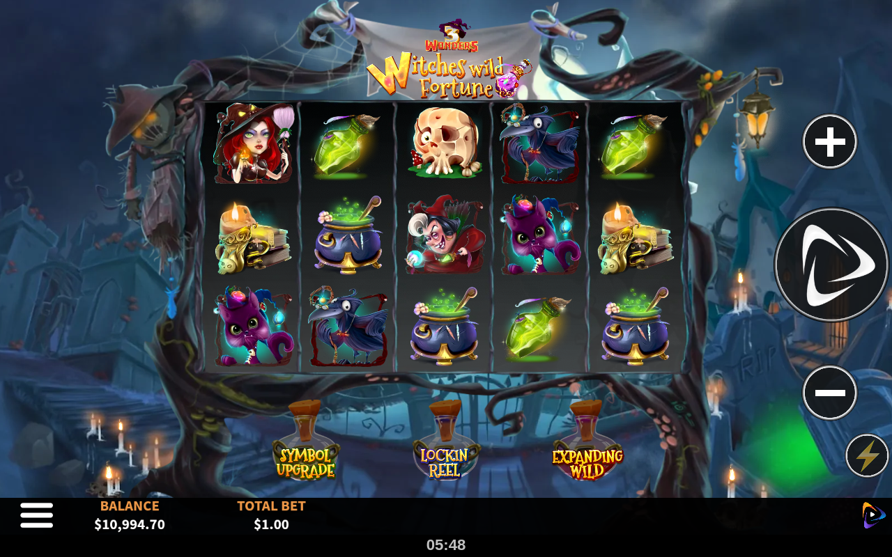 3 Wonders Witches Wild Fortune gameplay