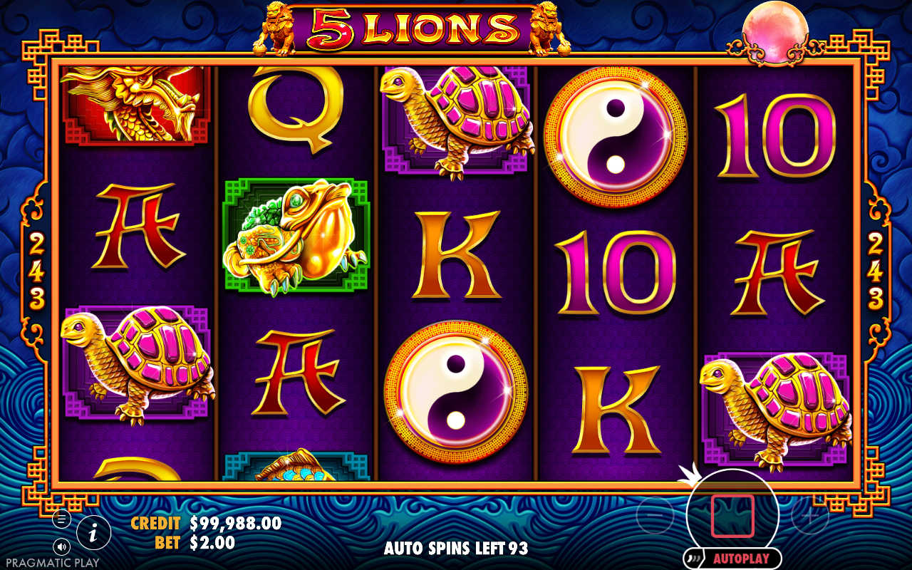 5 Lions gameplay