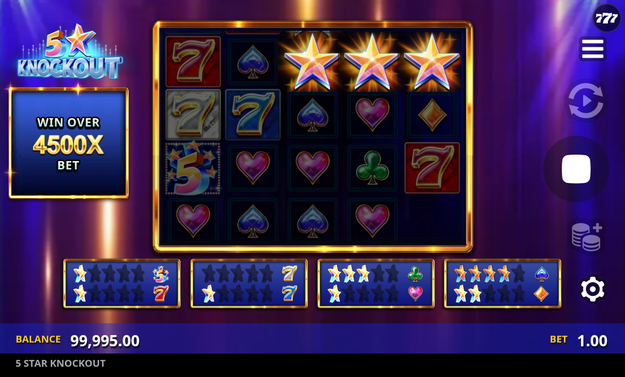 5 Star Knockout gameplay