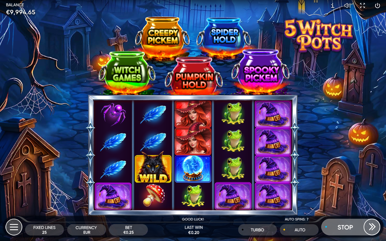 5 Witch Pots gameplay