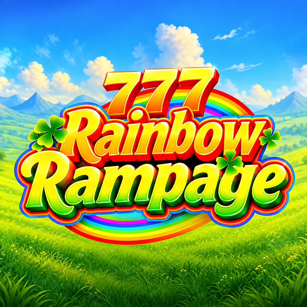 777 Rainbow Rampage slot game logo